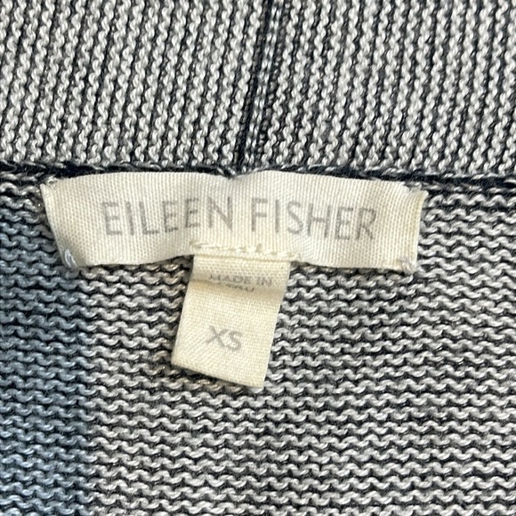 Eileen Fisher Open Front Organic Cotton Cardigan - Picture 6 of 7